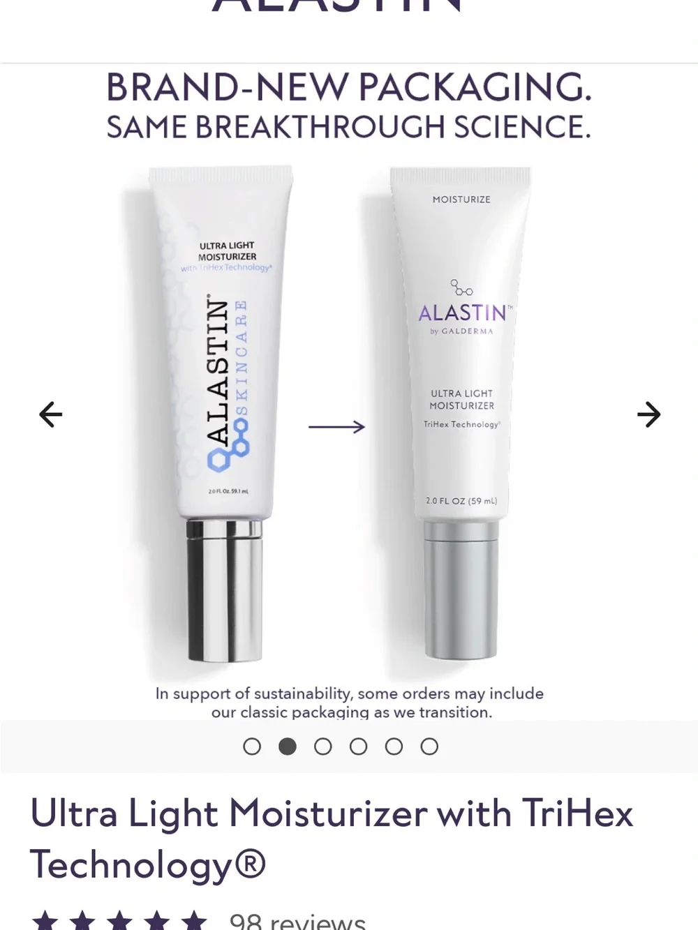 Alastin Ultra Light Moisturizer - White